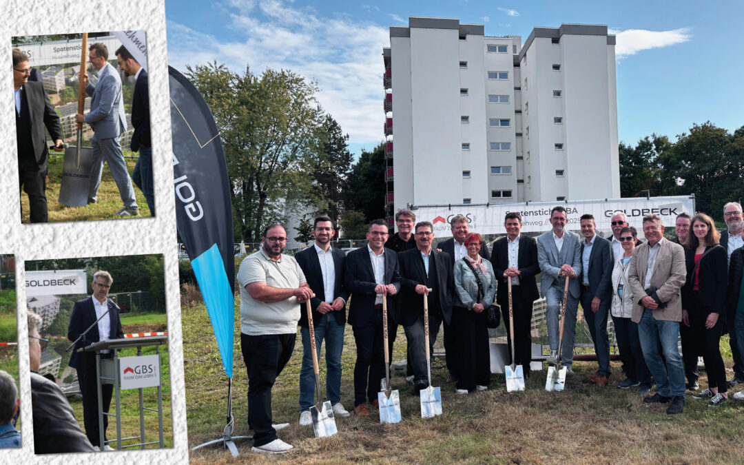 Spatenstich im Husarenweg