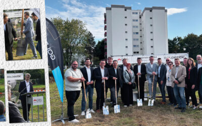 Spatenstich im Husarenweg