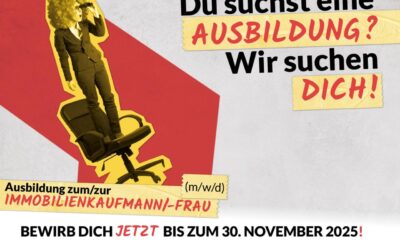 Azubi gesucht: Immobilienkaufleute (m/w/d)