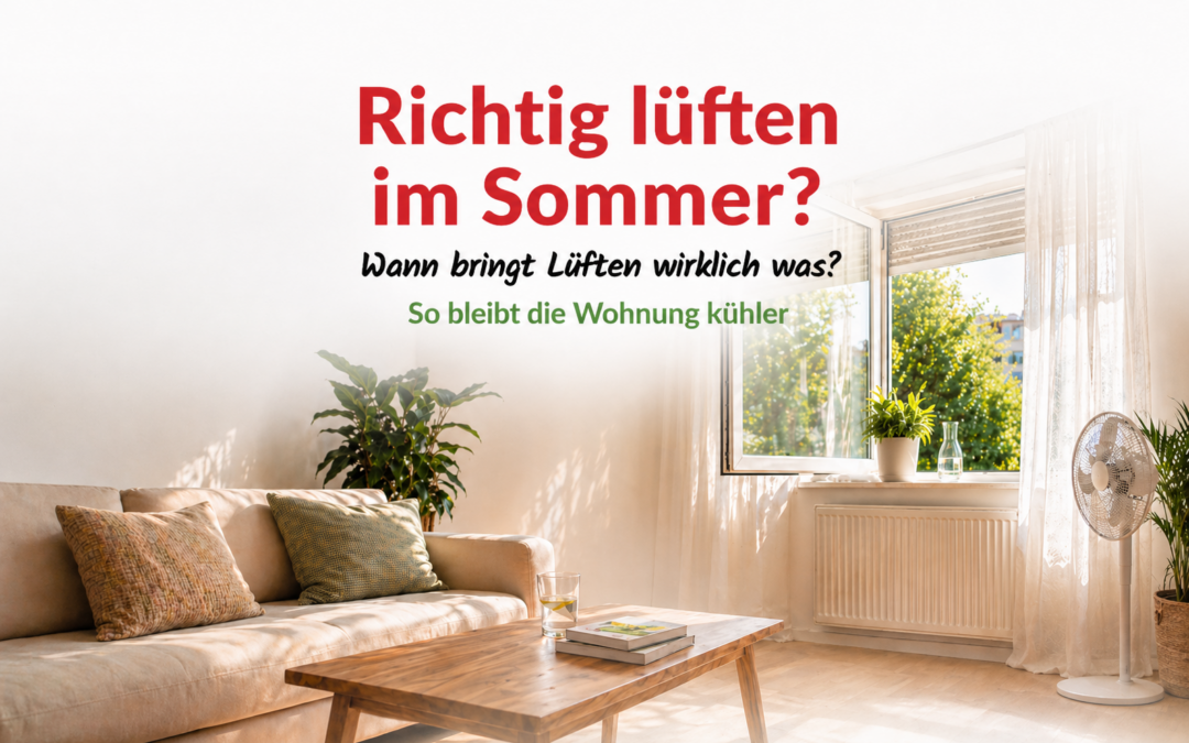 🌤️ Richtig lüften im Sommer? Tipps zum Raumklima