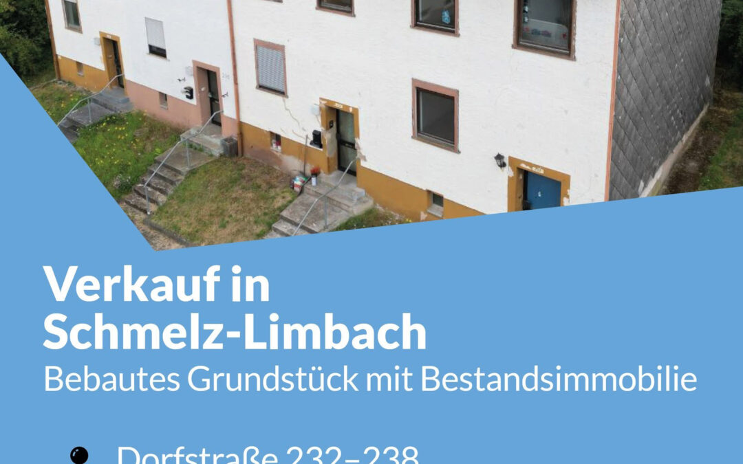 Verkauf eines Grundstücks in Schmelz-Limbach